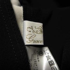 Grace Class ラインテーパードパンツ スラックス ストレッチ タック 38 オフホワイト ブラック