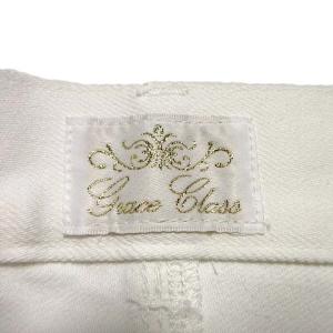 Grace Class 19SS ハイウエストシガレットパンツ ストレッチ ジップフライ 38 ホワイト
