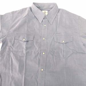 visvim シャツ 長袖 コットン L ライトブルー
