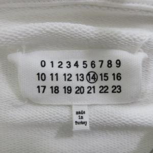 Martin Margiela 14 20SS 八の字 ジップアップパーカー S50HG0032 M 白
