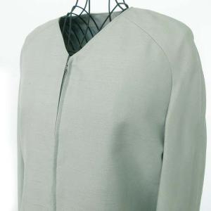 VALENTINO スーツ アンサンブル セットアップ ノーカラー ジャケット ワンピース すね丈 ビジュー イタリア製 シルク 12 L ミント