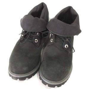 Timberland ブーツ ショートブーツ ハイカットシューズ 2way アウトドア スエード ブランドロゴ 9.5 28?p 黒 ブラック 6143R
