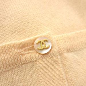 CHANEL 96A ココボタン ニット カシミヤ 46 ベージュ