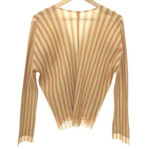 PLEATS PLEASE ISSEY MIYAKE イッセイミヤケ 18SS 3ピースセットアップ ジャケット カットソー パンツ 3 ベージュ