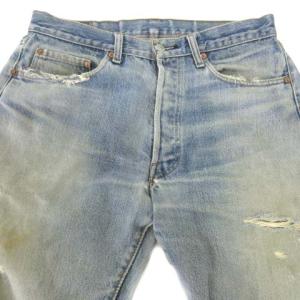 Levi's ヴィンテージ 66後期 デニムパンツ 刻印6 W34 L38 ライトブルー