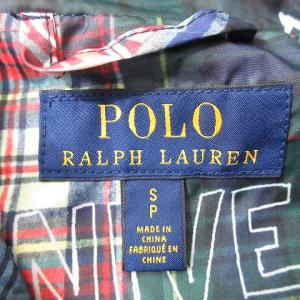 POLO RALPH LAUREN マウンテンパーカー ブラックウォッチ マドラスチェック 67 ジップ S グリーン