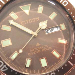 CITIZEN NY0125-08W 2021年製 プロマスター メカニカルダイバー200m  ブロンズ ブラック