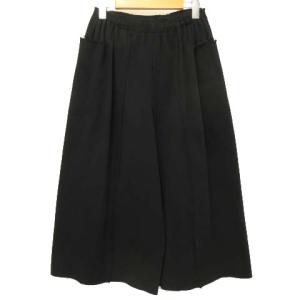 リバースワイドパンツ ブラック