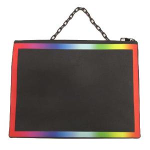 LOUIS VUITTON M30347 2019AW ヴァージル・アブロー タイガ ポシェット・A4 セカンドバッグ ブラック