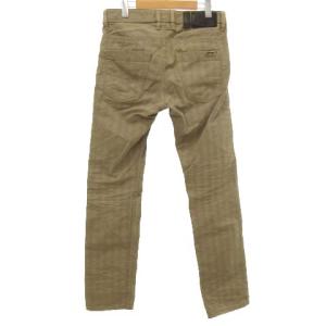 DIESEL BRADDOM ワークパンツ スリム ダメージ リペア加工 イタリア製 国内正規 29 ベージュ