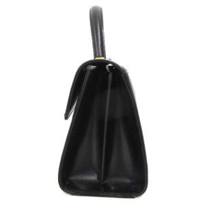 GIVENCHY ハンドバッグ レザー 開閉マグネット ブラック