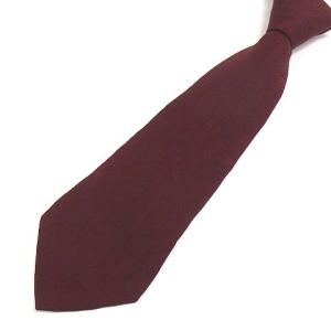 ココマーク ネクタイ レギュラータイ シルク 総柄 ビジネス パーティー フランス製 ボルドー