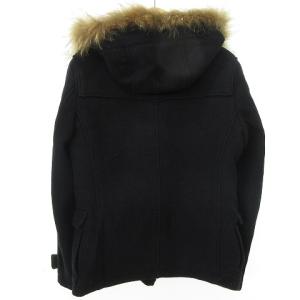 LOUNGE LIZARD ダッフルコート 5324 ジャケット アウター ファー付き ジッパー トグルボタン キルティング生地 ウール 2 M