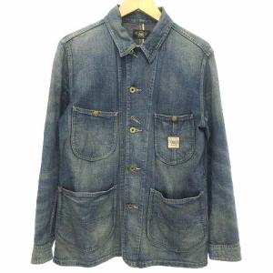 RRL カバーオール デニム ジャケット Gジャン 国内正規 ヴィンテージ加工 ワンポイント コットン 2