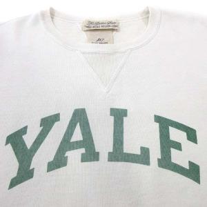 REMI RELIEF YALE ワンポイントプリントスウェットトレーナー XL ホワイト
