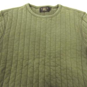 RRL スウェット トレーナー キルティング 中綿 QUILTED COTTONJERSY PULLOVER コットン カジュアル