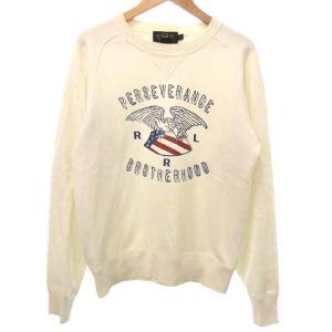 トレーナー スウェット 長袖 フリース 裏起毛 ワンポイント ロゴ コットン カジュアル アメカジ XS