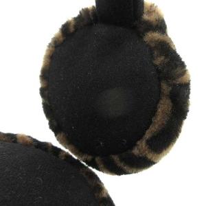 FENDI 21AW イヤーマフ ズッカ柄 ボア 茶 黒