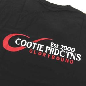 COOTIE 21AW タグ付き Tシャツ 半袖 ロゴプリント クルーネック L ブラック