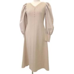 20年 タグ付き STORYコラボ ワンピース ロング CWN0205050 パフスリーブ 36