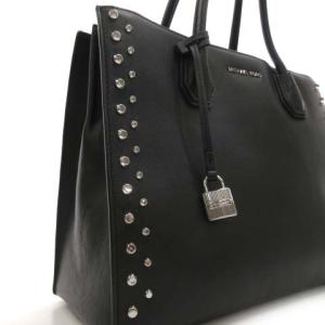 MICHAEL KORS スタッズ トートバッグ 2WAY ショルダーバッグ レザー ブラック