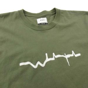 WTAPS 21AW VIBES SCREEN Tシャツ 長袖 バイブス スクリーン クルーネック 03 カーキ