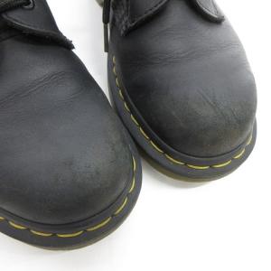 Dr.Martens 8EYE BOOT 8ホール レースアップ イエローステッチ 24cm 黒