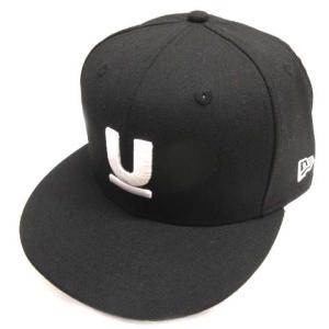 NEW ERA キャップ Uロゴ アジャスター式 ブラック