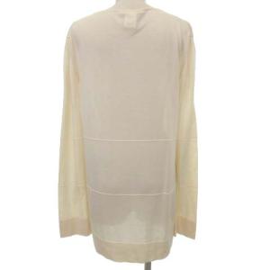 HERMES マルジェラ期 ニット シルク XL オフホワイト