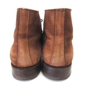 Crockett & Jones チャッカ ブーツ スエード レザー フォーマルシューズ レースアップ