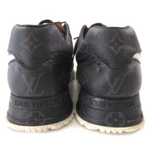 LOUIS VUITTON ランアウェイ・ライン スニーカー モノグラム・キャンバス生地 8 1/2 茶