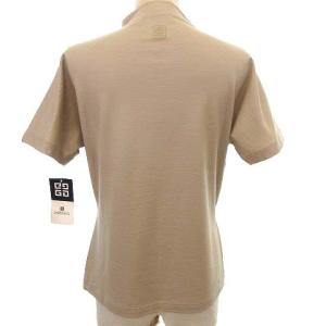 GIVENCHY カットソー 半袖 シャツ トップス ハイネック 無地 ウール L ベージュ