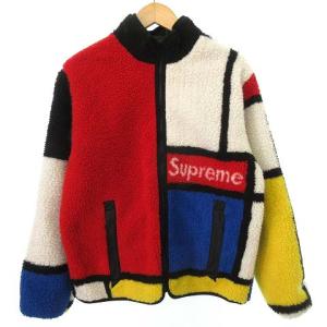Supreme 20FW Reversible Colorblocked Fleece Jacket S