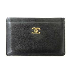 カードケース 定期 名刺 ココマーク レザー ブラック