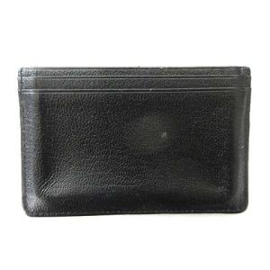 CHANEL カードケース 定期 名刺 ココマーク レザー ブラック