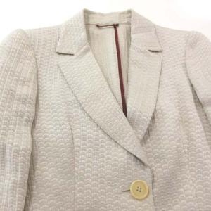 ETRO リネン シルク テーラード ジャケット 2B シングル イタリア製 国内正規  38 ライトベージュ