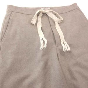 AURALEE 20AW WOOL FULLING FLANNEL SLACKS