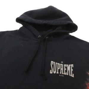 Supreme 21FW Bleached Hooded Sweatshirt パーカー S