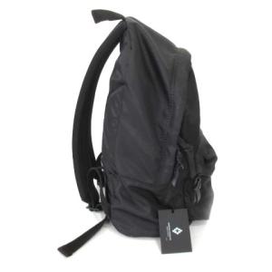 Marcelo Burlon バックパック ワンポイント ブランドロゴ ダブルファスナー ブラック