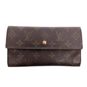 LOUIS VUITTON M61217 廃盤 ポルトフォイユ・インターナショナル モノグラム 長財布 三つ折り ブラウン