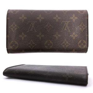 LOUIS VUITTON M61217 廃盤 ポルトフォイユ・インターナショナル モノグラム 長財布 三つ折り ブラウン