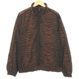 Supreme 18FW tiger stripe track jacket S 茶