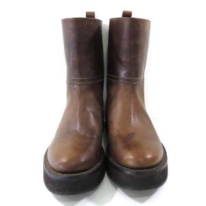 BRUNELLO CUCINELLI レザー ブーツ イタリア製 36 ブラウン