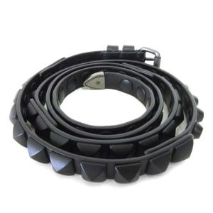 PRADA レザースタッズベルト イタリア製 黒