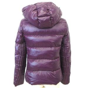 TATRAS ダウン ジャケット フード付き ダブルジップ ナイロン 2 Mサイズ相当 パープル IBO24