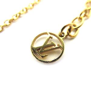 LOUIS VUITTON M61083 ネックレス エッセンシャル Vロゴ イエロー ゴールド イタリア製