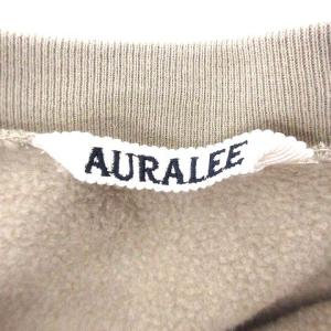 AURALEE 美品 20AW ELASTIC HIGH GAUGE SWEAT スウェット シャツ