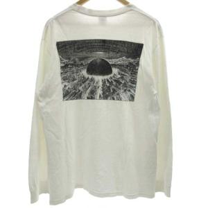 Supreme ×AKIRA 17FW Neo-Tokyo グラフィックロングスリーブTシャツ L 白