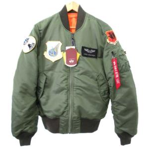 ALPHA INDUSTRIES MA-1 59th fighter wing TA0110-103 リバーシブル M カーキ