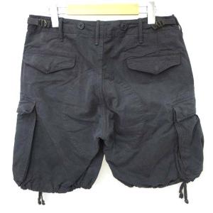 RRL カーゴショーツ ショート ジップ サスペンダーボタン コットン 31 ネイビー